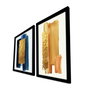 Wallity Cuadro Decorativo Enmarcado MDF (2 Piezas) 38 x 53 cm
